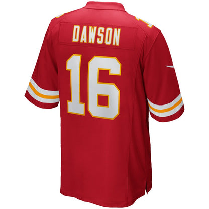Kansas City Chiefs Len Dawson Game Red Football Jersey product image