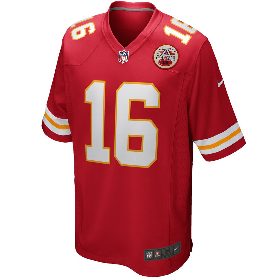 Kansas City Chiefs Len Dawson Game Red Football Jersey product image