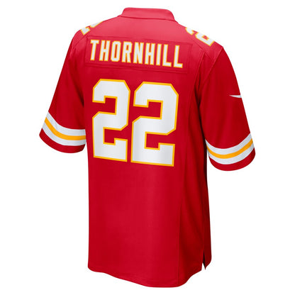 Kansas City Chiefs Juan Thornhill Game Red Football Jersey product image