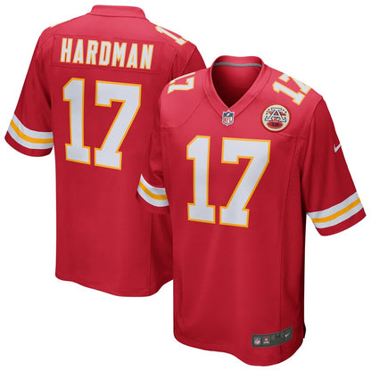 Kansas City Chiefs Mecole Hardman Game Red Football Jersey product image