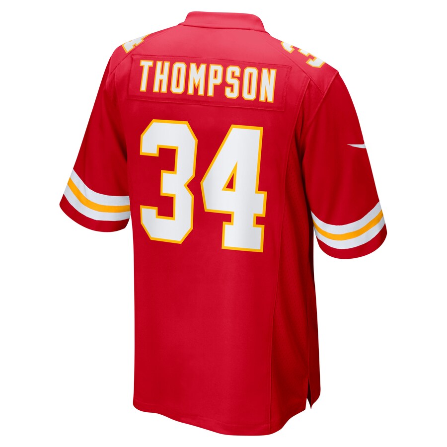 Kansas City Chiefs Darwin Thompson Game Red Football Jersey product image