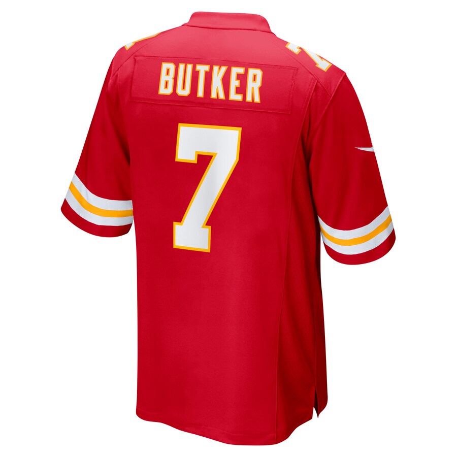 Kansas City Chiefs Harrison Butker Game Red Football Jersey product image