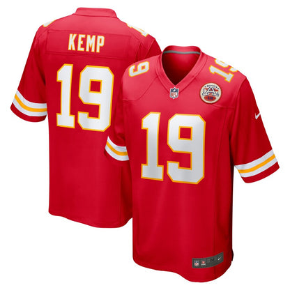 Kansas City Chiefs Marcus Kemp Game Red Football Jersey product image