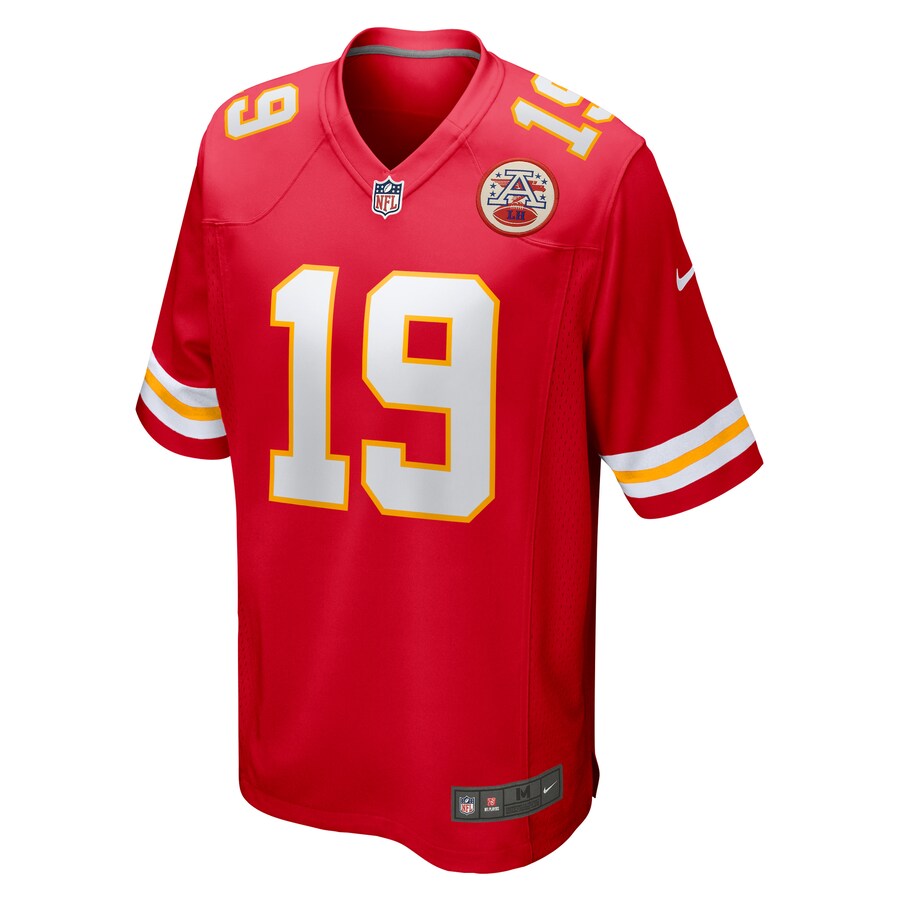 Kansas City Chiefs Marcus Kemp Game Red Football Jersey product image