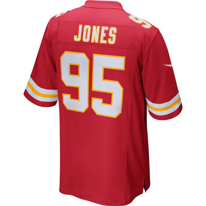 Kansas City Chiefs Chris Jones Game Red Football Jersey product image