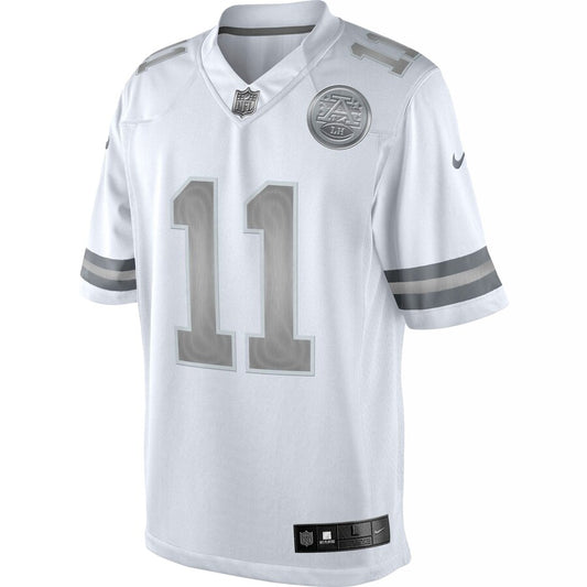 KC AS White Platinum Limited Jersey rtj football 4393