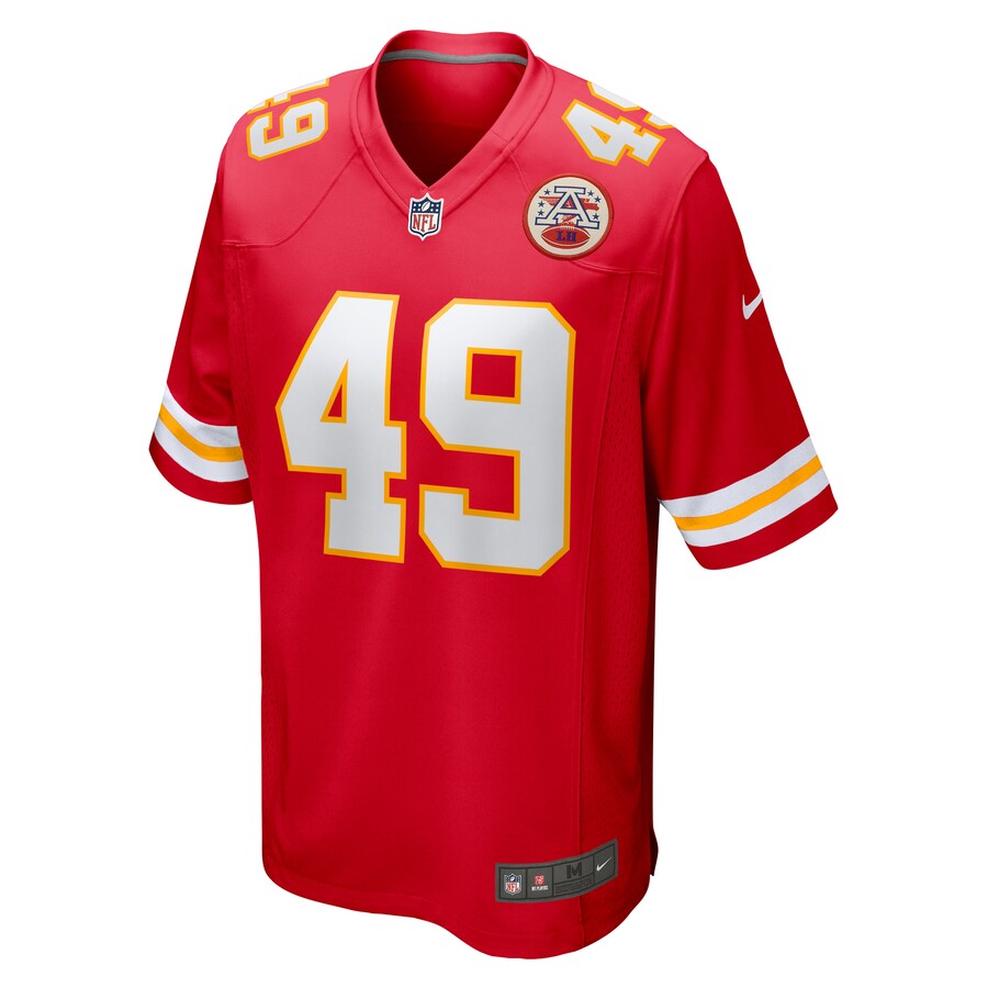Kansas City Chiefs Daniel Sorensen Game Red Football Jersey product image