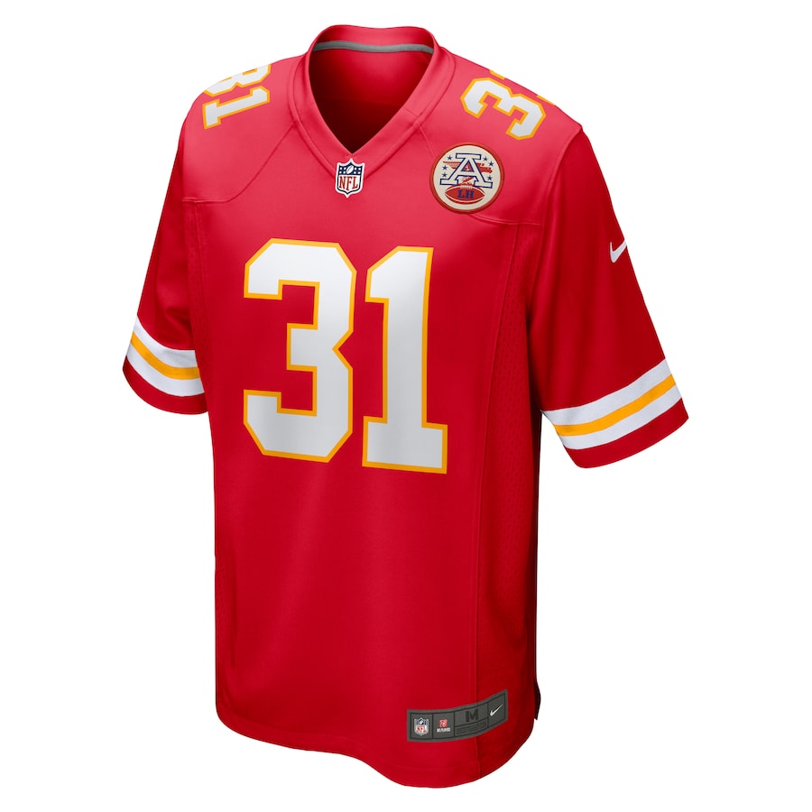 Kansas City Chiefs Darrel Williams Game Red Football Jersey product image