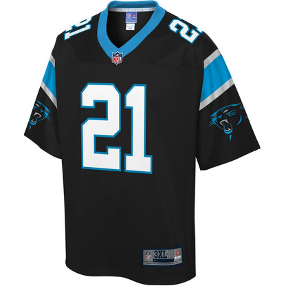 Carolina Panthers Elijah Holyfield Pro Line Big & Tall Team Color Black Football Jersey product image