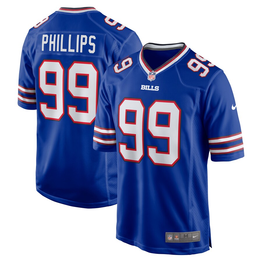 Buffalo Bills Harrison Phillips Game Royal Football Jersey product image