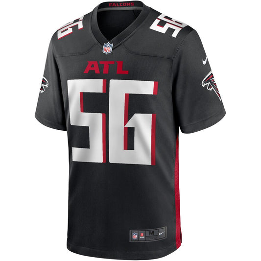 Atlanta Falcons Keith Brooking Game Black Football Jersey product image