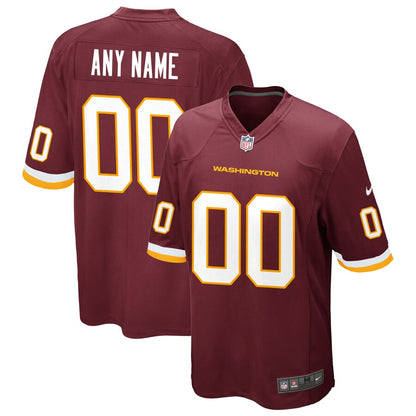 Custom Game Burgundy Football Jersey product image