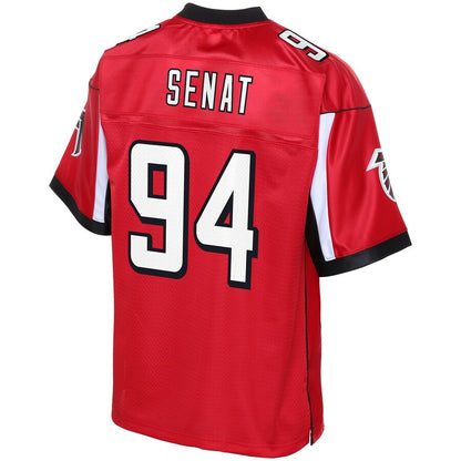Atlanta Falcons Deadrin Senat Pro Line Big & Tall Red Football Jersey product image
