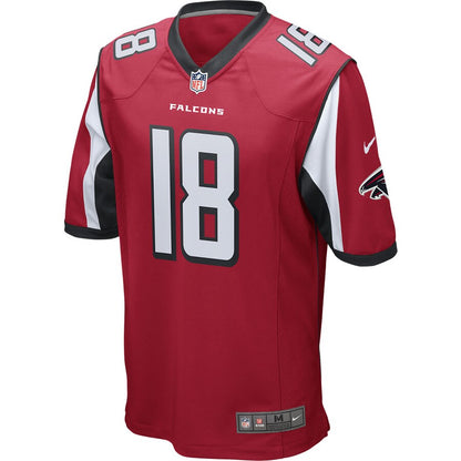 Atlanta Falcons Calvin Ridley Game Red Football Jersey product image