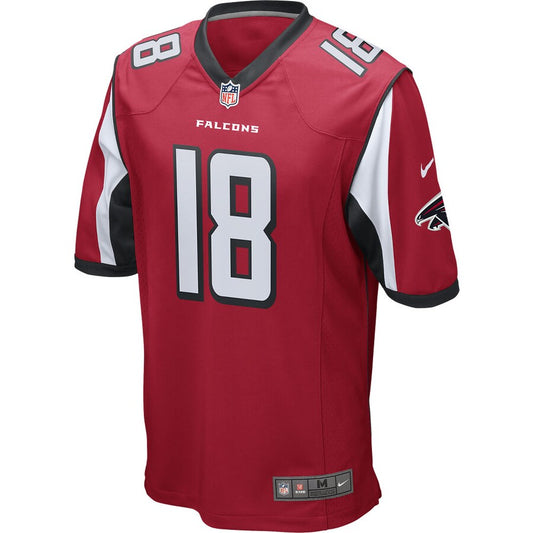 Atlanta Falcons Calvin Ridley Game Red Football Jersey product image