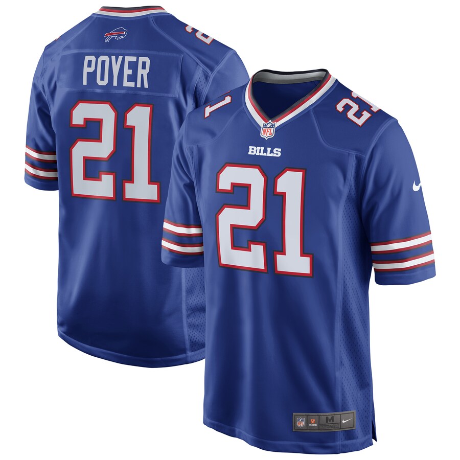 Buffalo Bills Jordan Poyer Game Royal Football Jersey product image