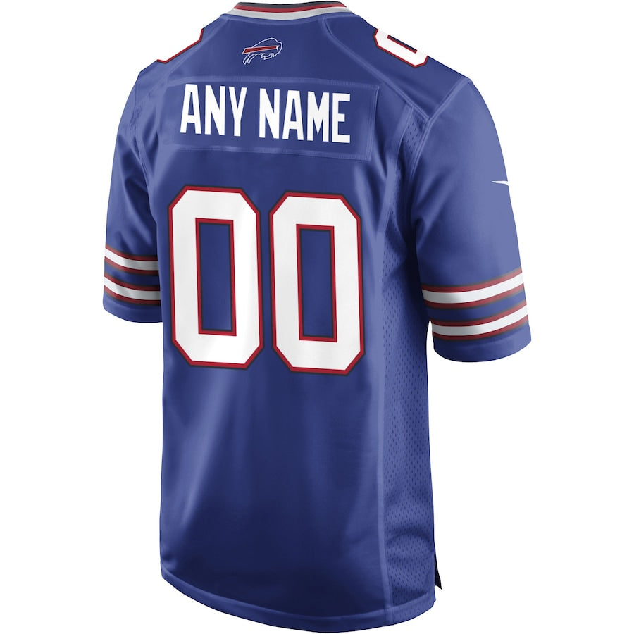 Buffalo Bills Royal Custom Game Royal Football Jersey product image