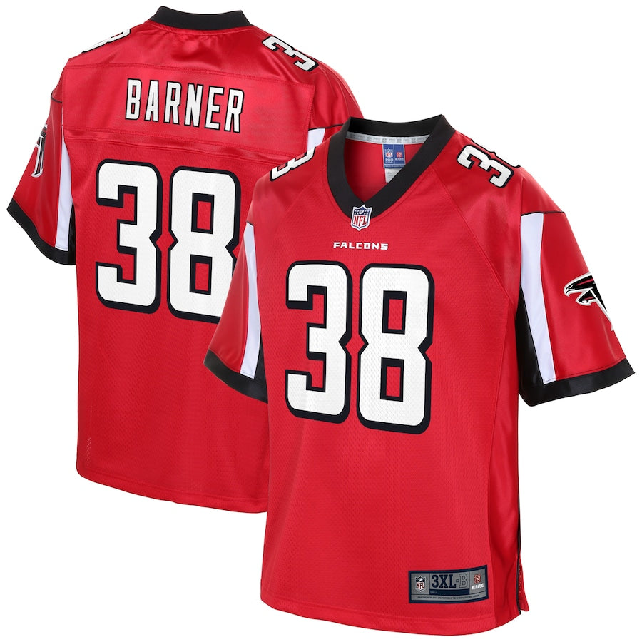 Atlanta Falcons Kenjon Barner Pro Line Big & Tall Red Football Jersey product image
