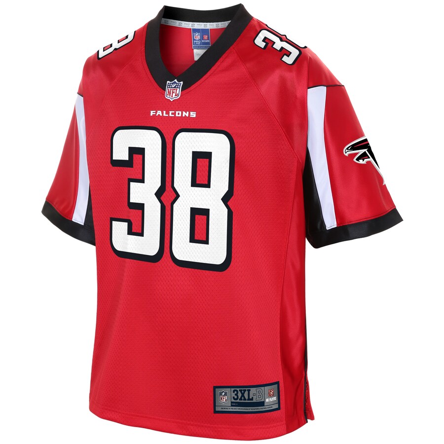 Atlanta Falcons Kenjon Barner Pro Line Big & Tall Red Football Jersey product image