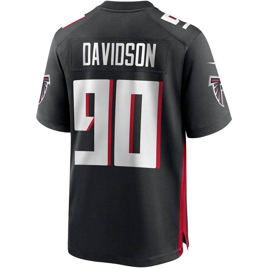 Atlanta Falcons Marlon Davidson Game Black Football Jersey product image