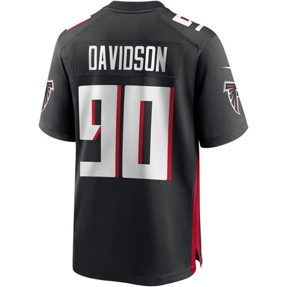 Atlanta Falcons Marlon Davidson Game Black Football Jersey product image