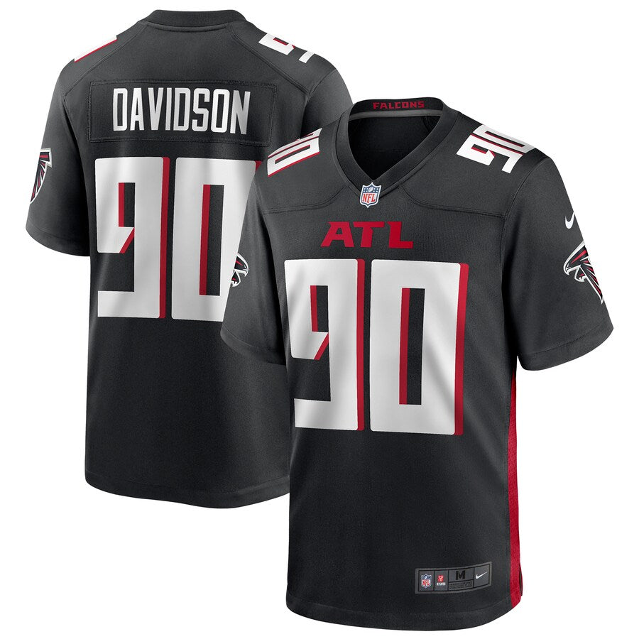 Atlanta Falcons Marlon Davidson Game Black Football Jersey product image