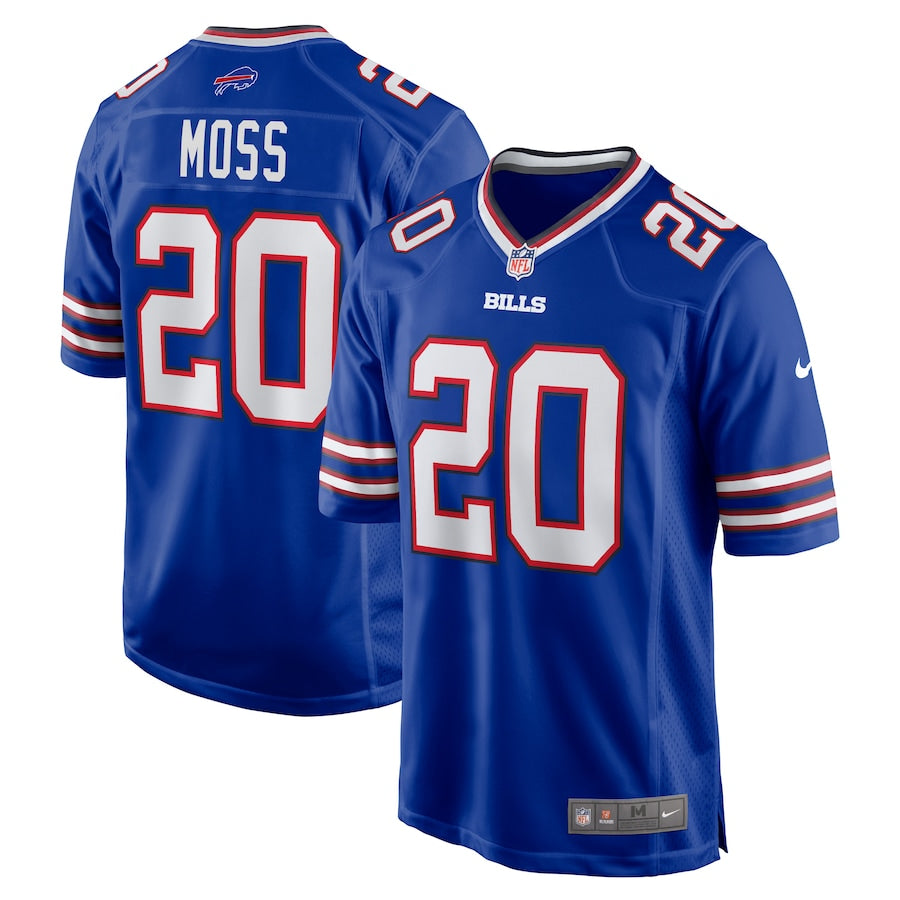 Buffalo Bills Zack Moss Game Royal Football Jersey product image