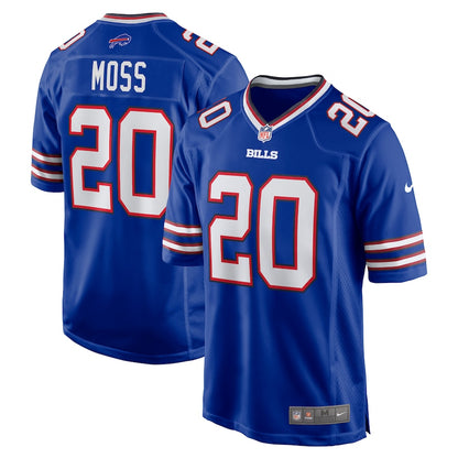 Buffalo Bills Zack Moss Game Royal Football Jersey product image