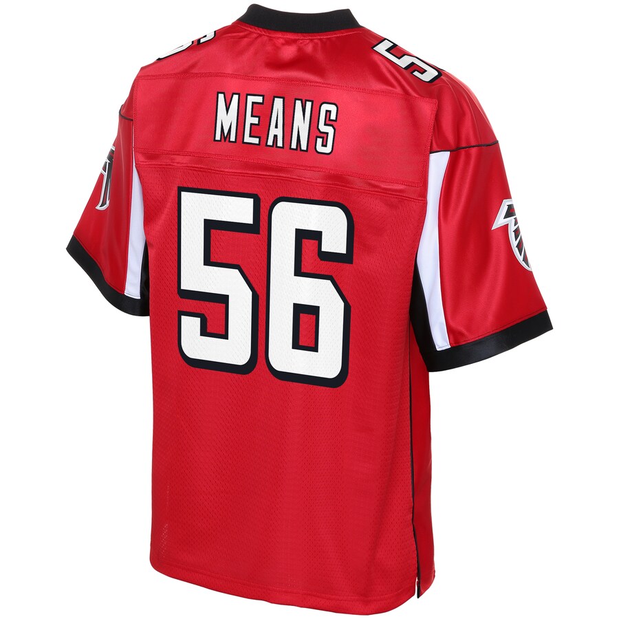 Atlanta Falcons Steven Means Pro Line Big & Tall Red Football Jersey product image