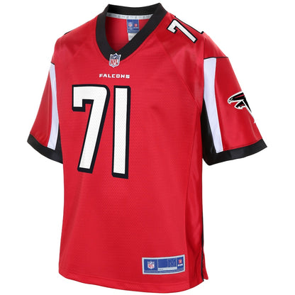 Atlanta Falcons Wes Schweitzer Pro Line Big & Tall Red Football Jersey product image