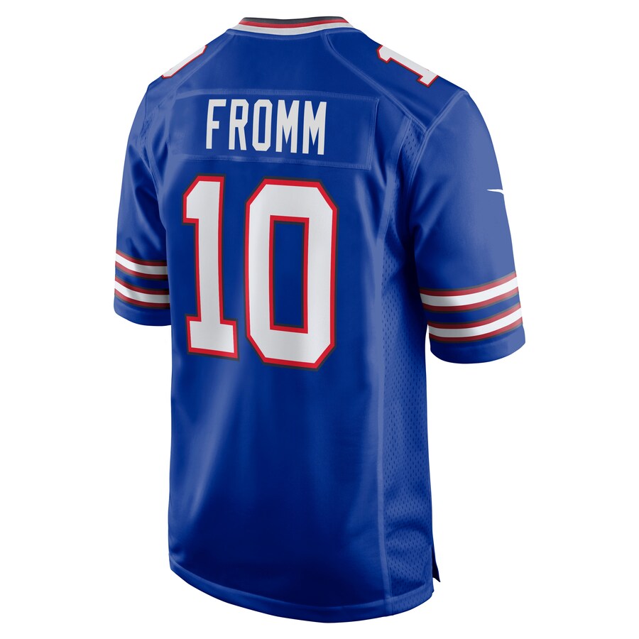 Buffalo Bills Jake Fromm Game Royal Football Jersey product image