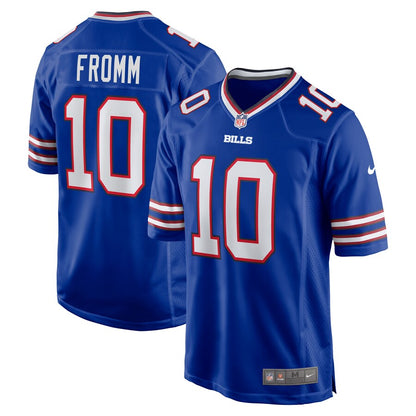 Buffalo Bills Jake Fromm Game Royal Football Jersey product image