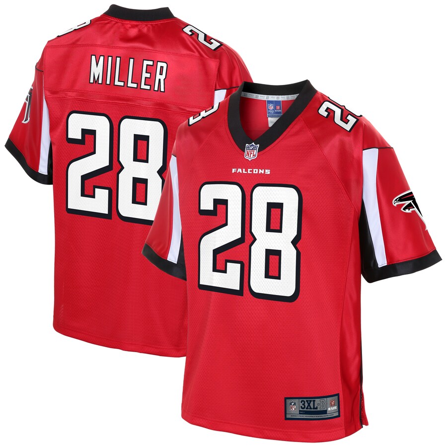 Atlanta Falcons Jordan Miller Pro Line Big & Tall Red Football Jersey product image
