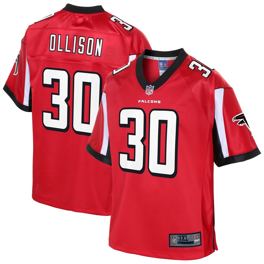 Atlanta Falcons Qadree Ollison Pro Line Big & Tall Red Football Jersey product image