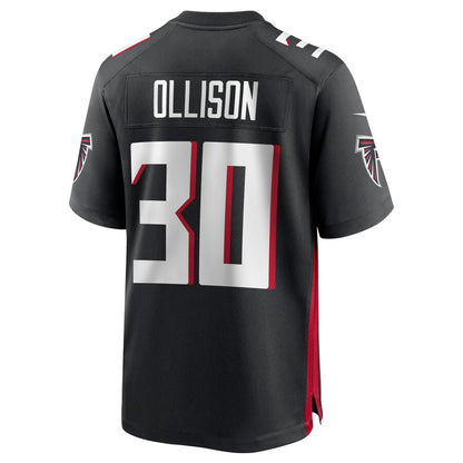 Atlanta Falcons Qadree Ollison Game Black Football Jersey product image