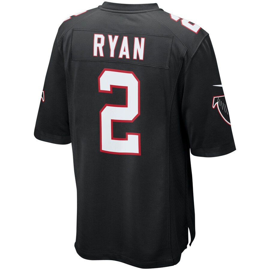 Atlanta Falcons Matt Ryan Alternate Game Black Football Jersey product image