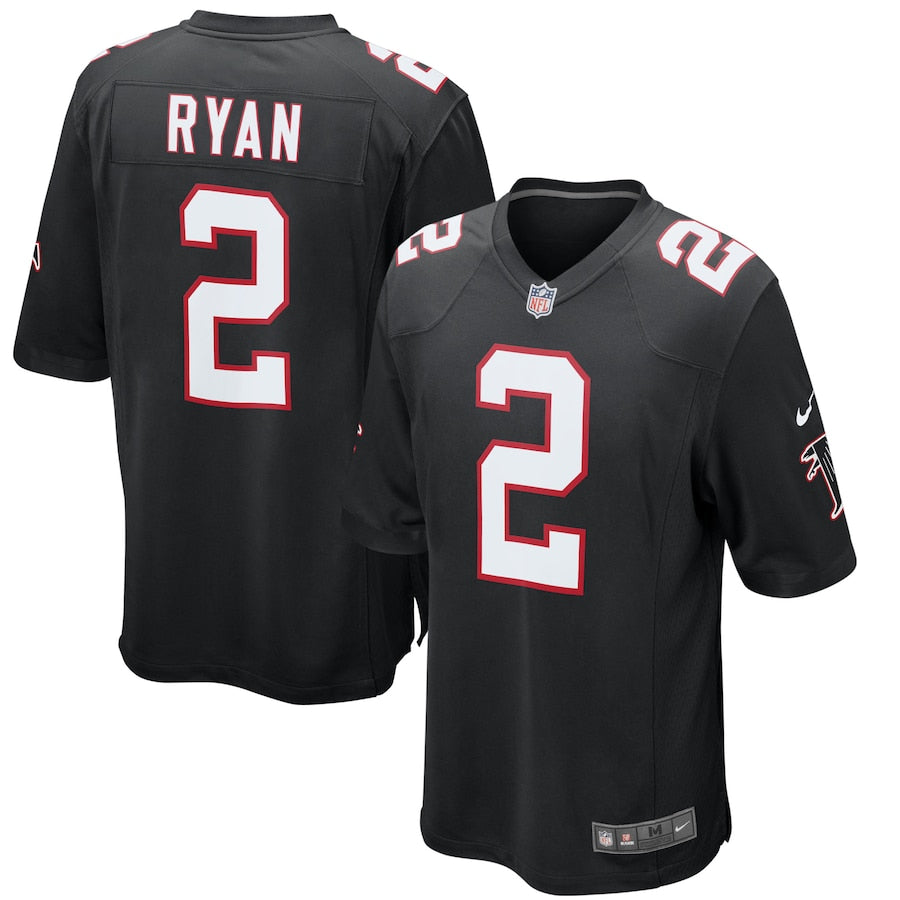 Atlanta Falcons Matt Ryan Alternate Game Black Football Jersey product image