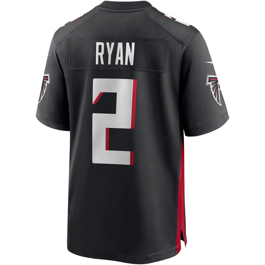 Atlanta Falcons Matt Ryan Game Black Football Jersey product image