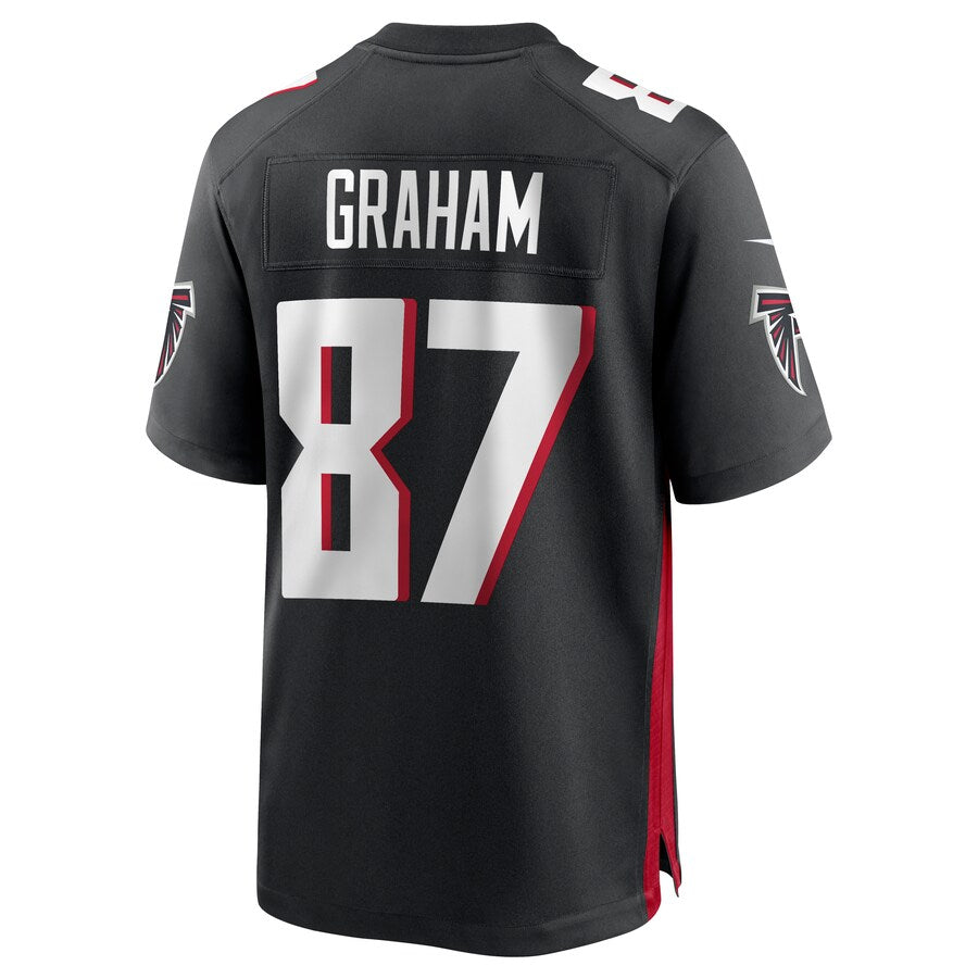 Atlanta Falcons Jaeden Graham Game Black Football Jersey product image