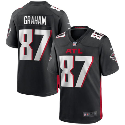 Atlanta Falcons Jaeden Graham Game Black Football Jersey product image