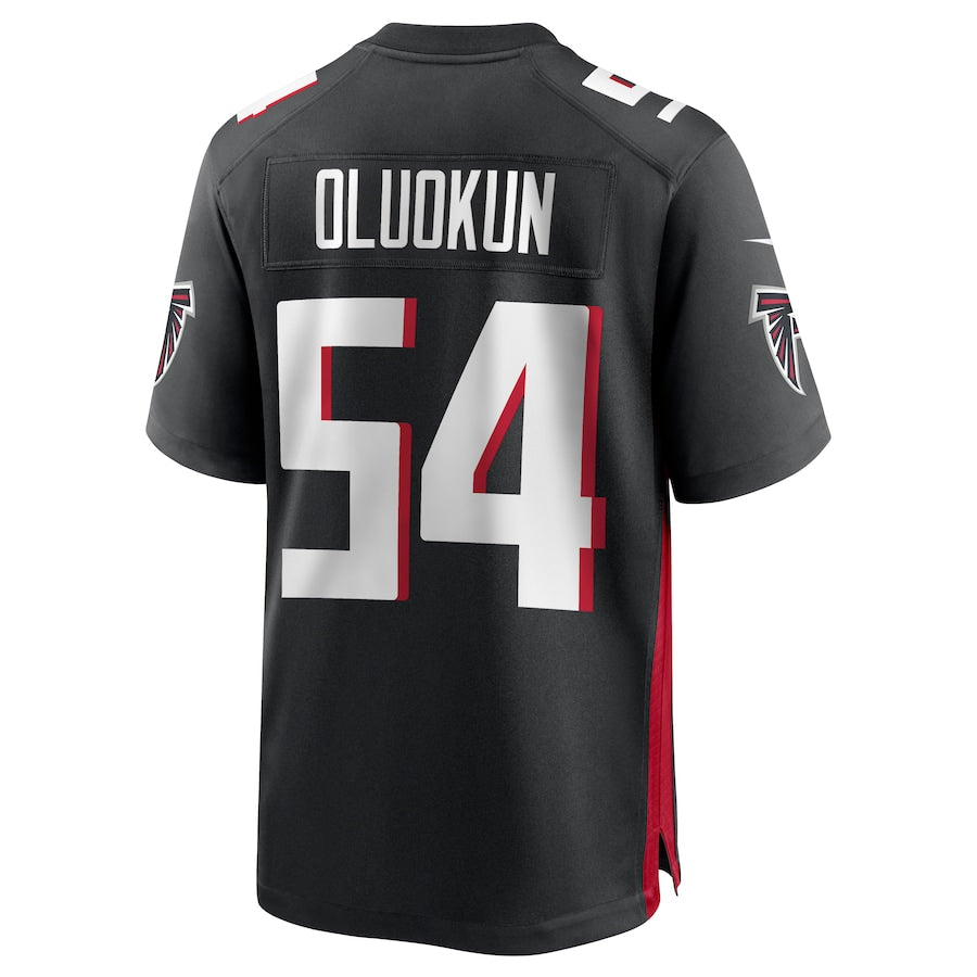 Atlanta Falcons Foyesade Oluokun Game Black Football Jersey product image