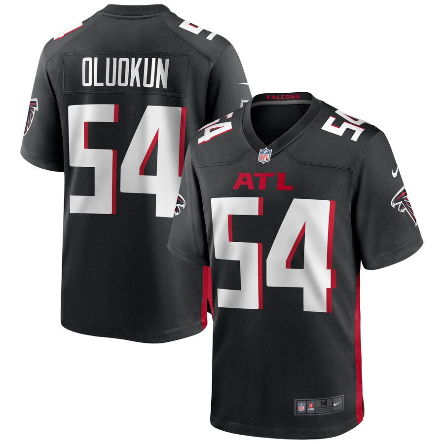 Atlanta Falcons Foyesade Oluokun Game Black Football Jersey product image