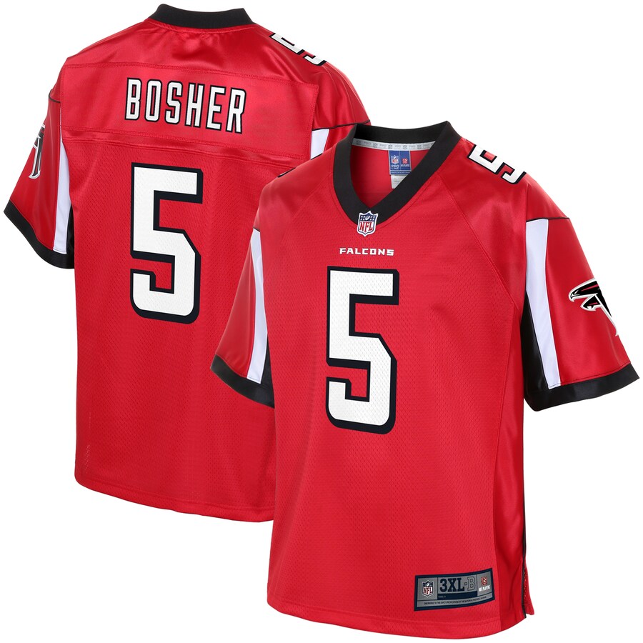 Atlanta Falcons Matt Bosher Pro Line Big & Tall Red Football Jersey product image