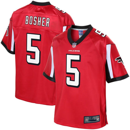 Atlanta Falcons Matt Bosher Pro Line Big & Tall Red Football Jersey product image