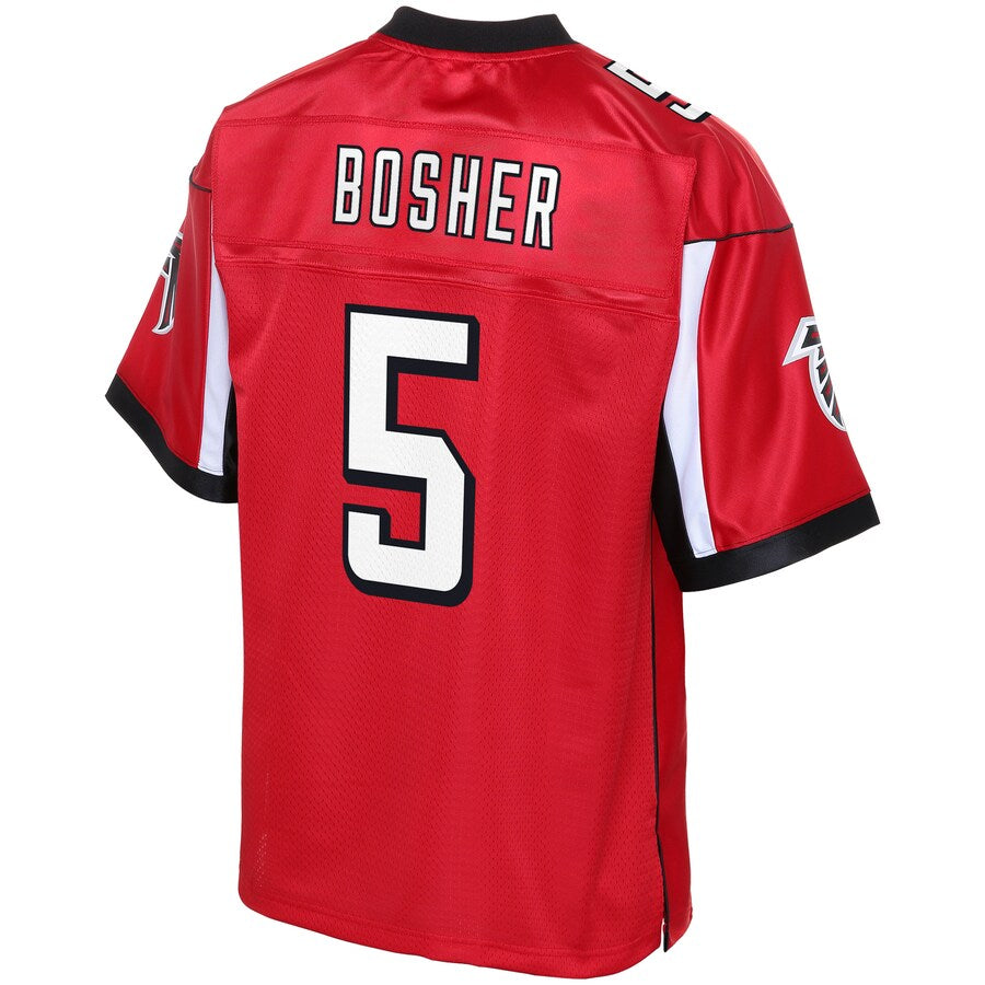 Atlanta Falcons Matt Bosher Pro Line Big & Tall Red Football Jersey product image