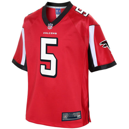 Atlanta Falcons Matt Bosher Pro Line Big & Tall Red Football Jersey product image