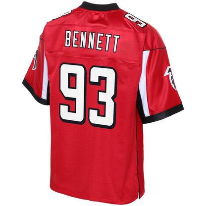 Atlanta Falcons Michael Bennett Pro Line Big & Tall Red Football Jersey product image