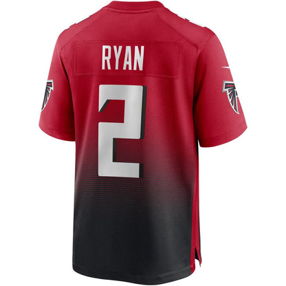 Atlanta Falcons Matt Ryan Alternate Game Red Football Jersey product image