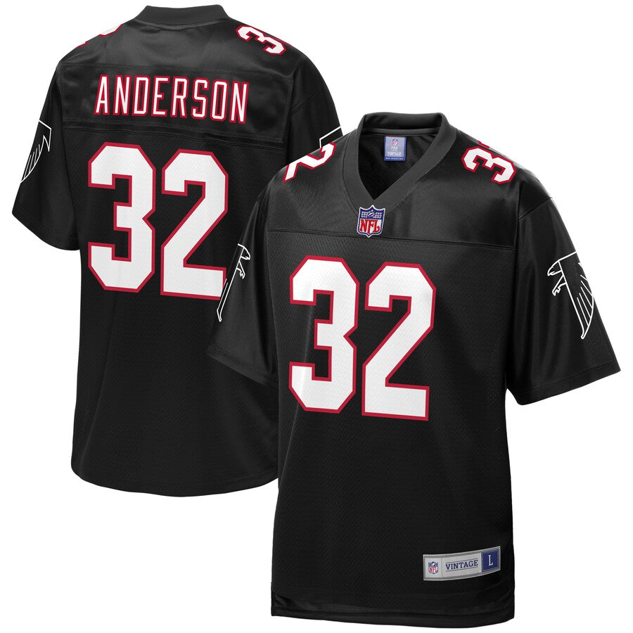 Atlanta Falcons Jamal Anderson Pro Line Black Football Jersey product image