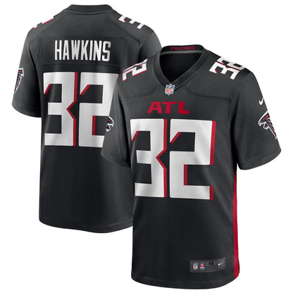 Atlanta Falcons Jaylinn Hawkins Game Black Football Jersey product image